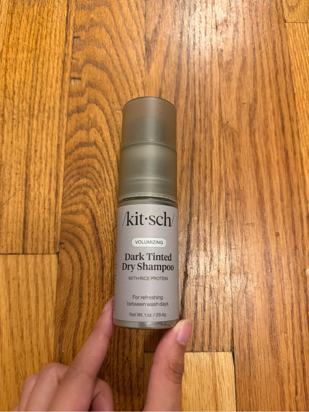 Kitch Dark Tinted Dry Shampoo with Rice Protein